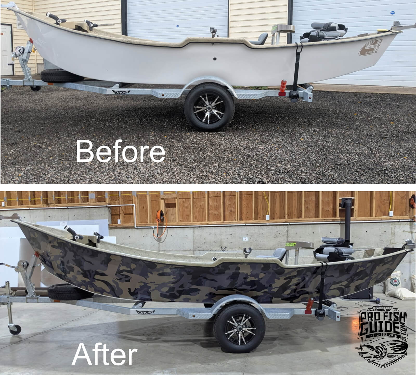 2025 Drift Boat Wrap PSI Oregon