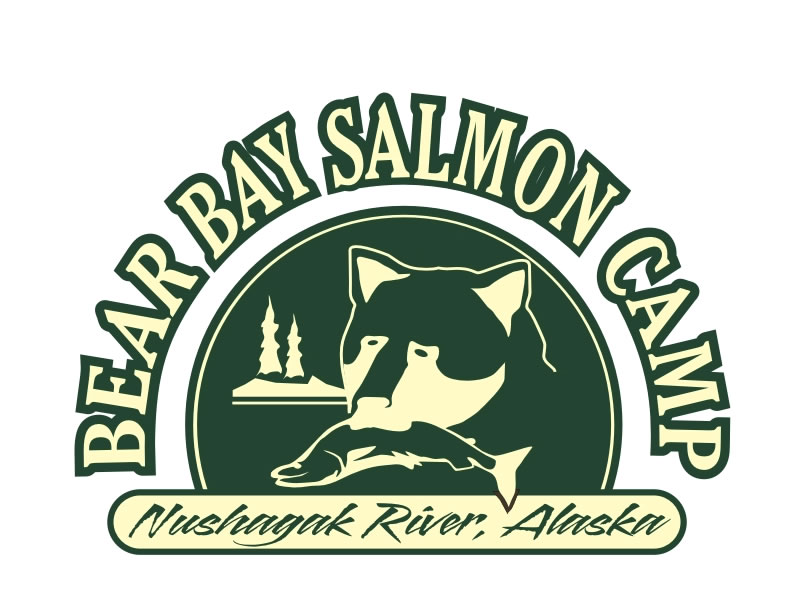 Bear Bay Salmon Camp Logo by Coho Design