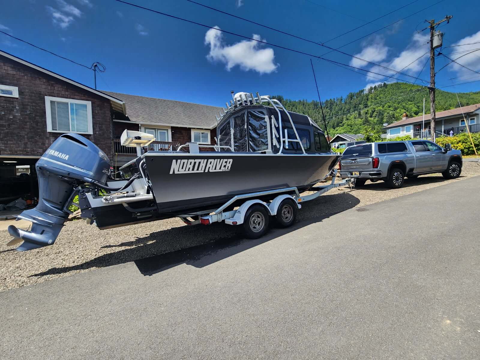 Custom Boat Wrap North River