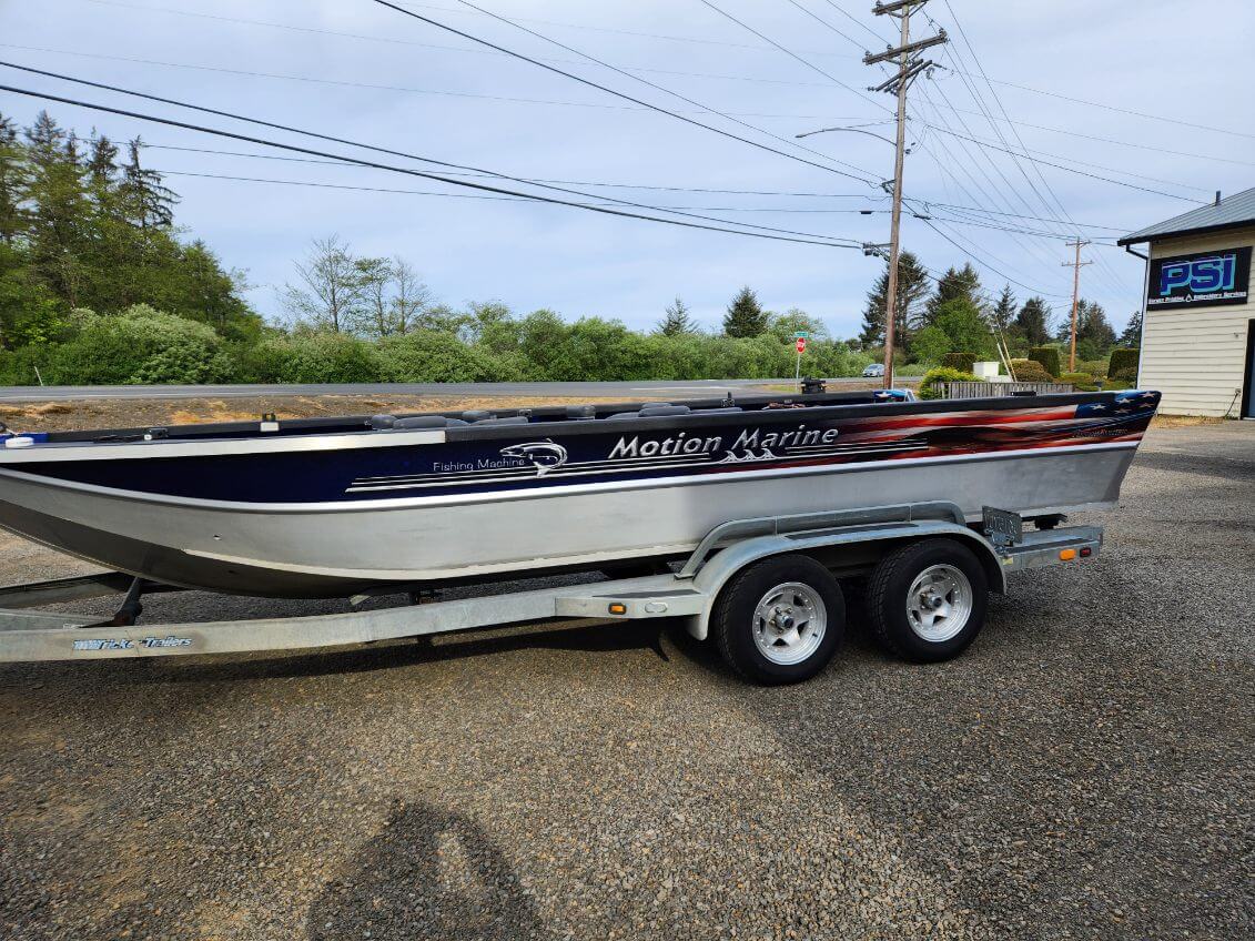 Custom Boat Wrap Oregon Coast