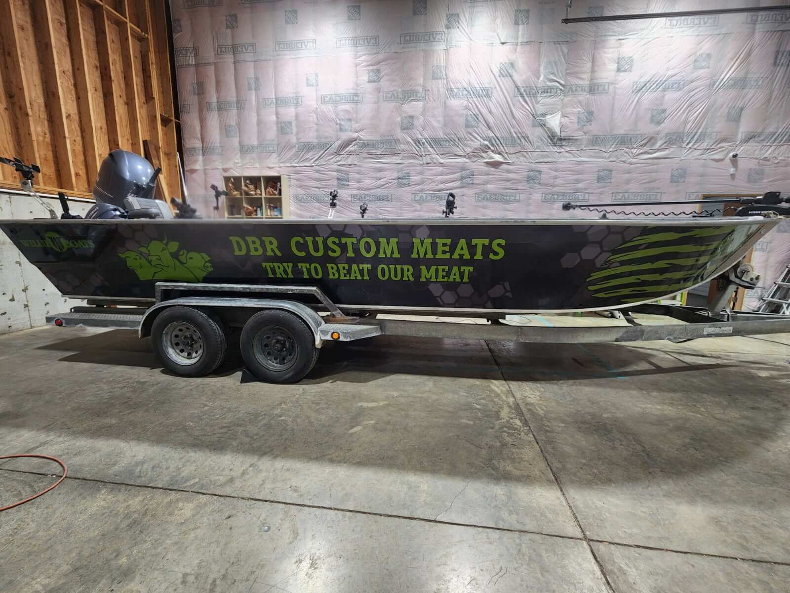 Custom Boat Wrap Tillamook