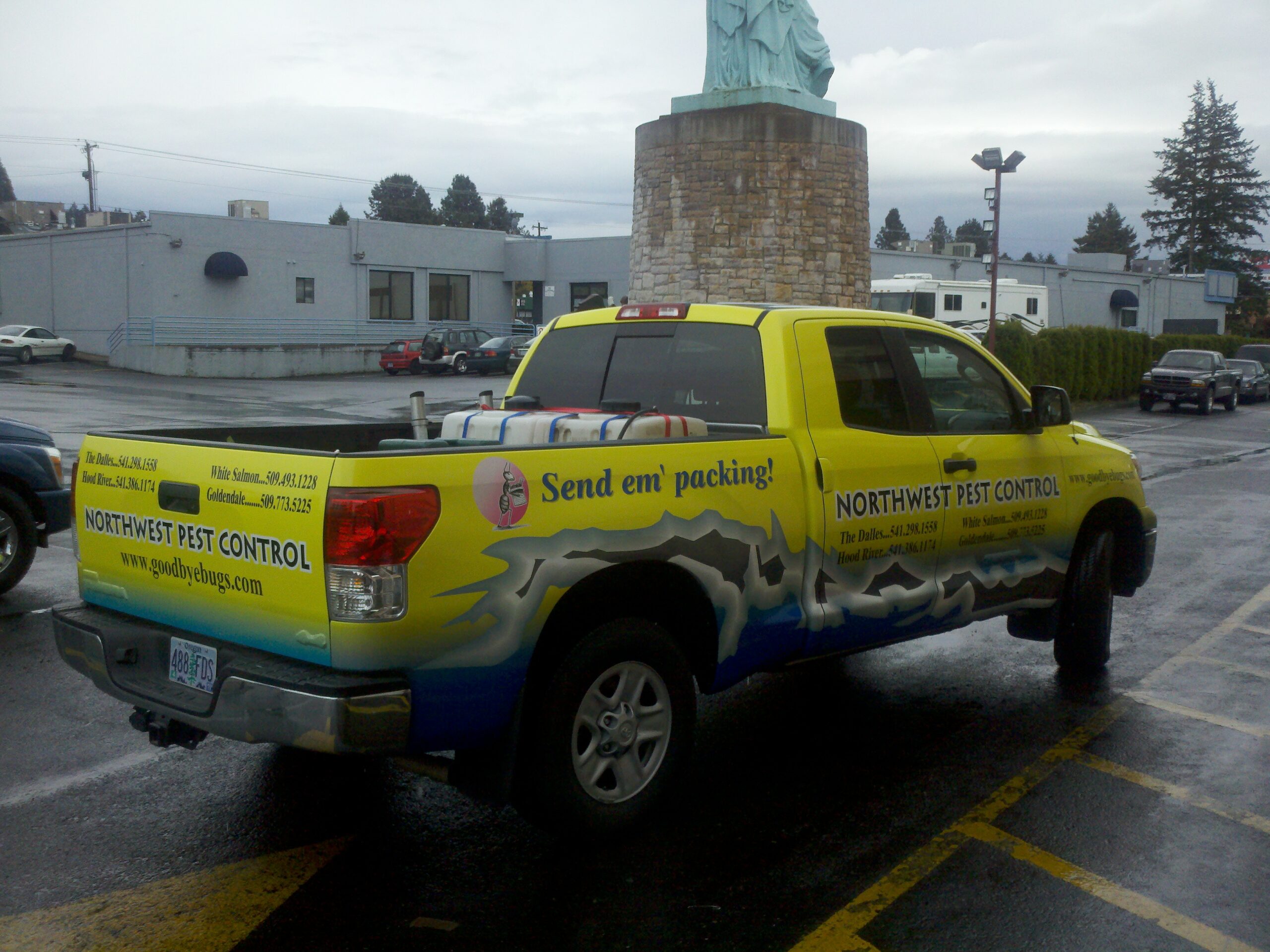 Northwest Pest Control Truck Decal By Coho Design